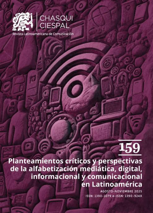 					Ver Núm. 159 (2025): Planteamientos críticos y perspectivas de la alfabetización mediática, digital, informacional y comunicacional en Latinoamérica
				